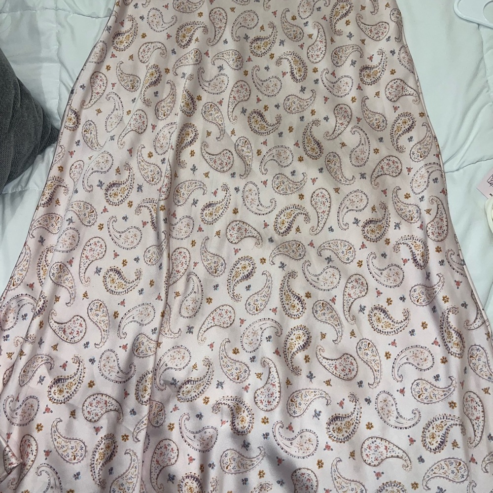 Paisley Print Skirt